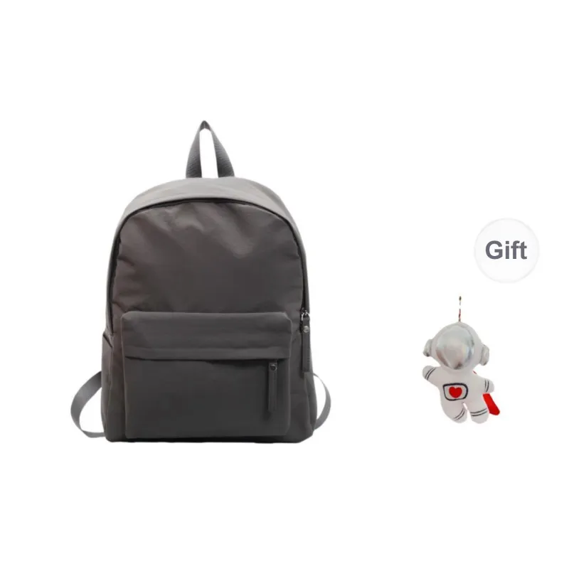 BRABOSTON Fabric Backpack Unisex Ecru/Black/Gray/Chocolate-4