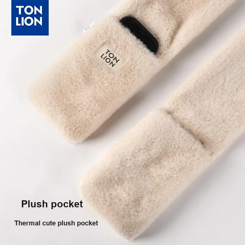 Tonlion Polyester Hoods & Plush Hats Unisex-3