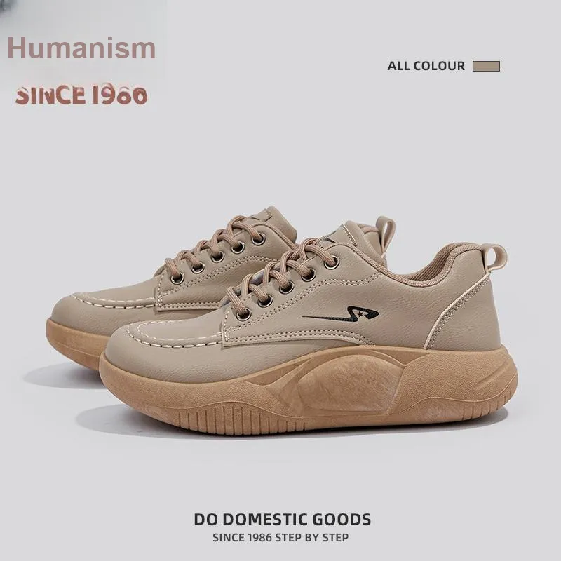 Humanism 1986 Height Increasing Thermal Low Top Casual Shoes Women's-6