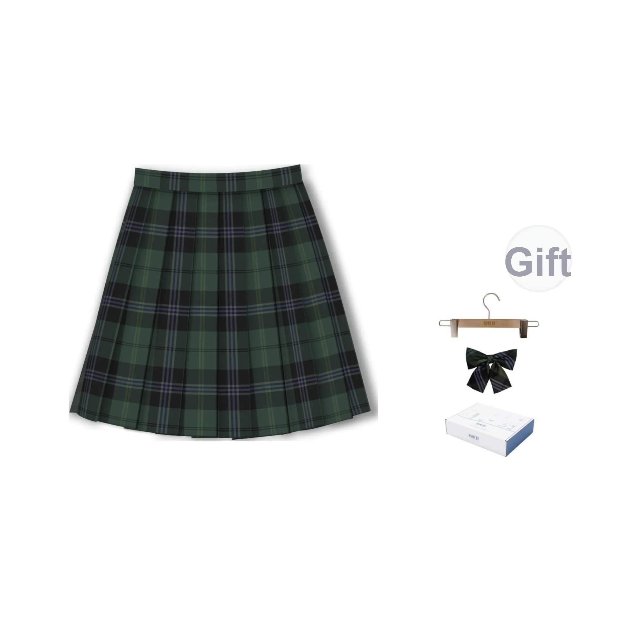 Hatsumachiya Плиссированная Юбка А-силуэта Женская