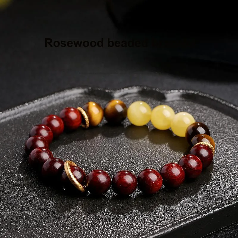 MUSHENGYUAN Pterocarpus Bracelets Unisex-1