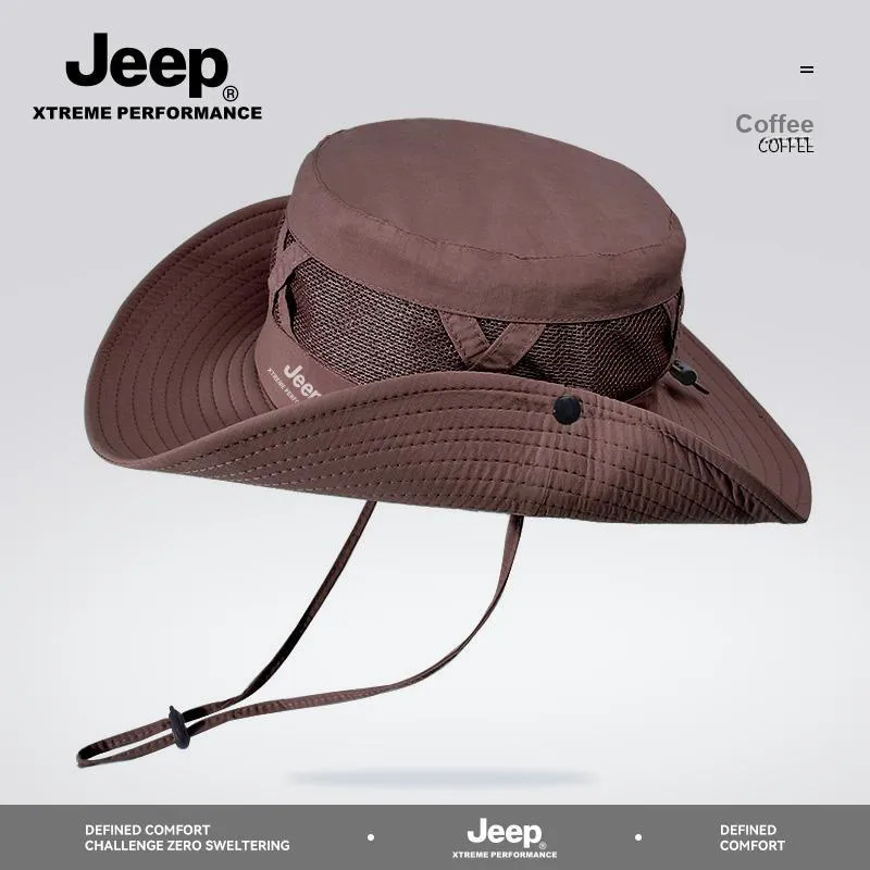 Jeep Polyester Bucket Hats Unisex-3