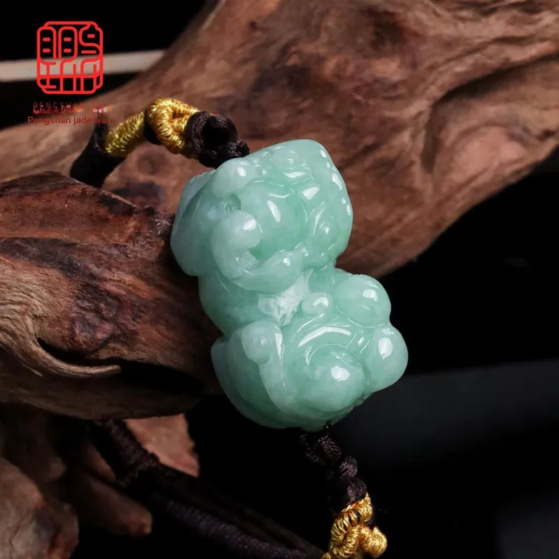 Pengshan Glutinous Jade Jadeite Bracelets Unisex-7