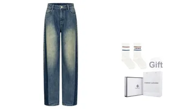 Charlie Luciano Jeans Unisex Blue Box+Socks