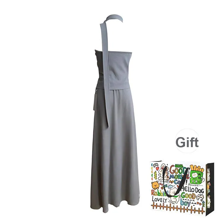 OURUOKE Casual Suit Women's Gray-1