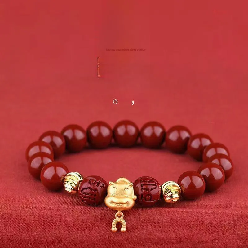 Baozhi Cinnabar Bracelets Unisex-19