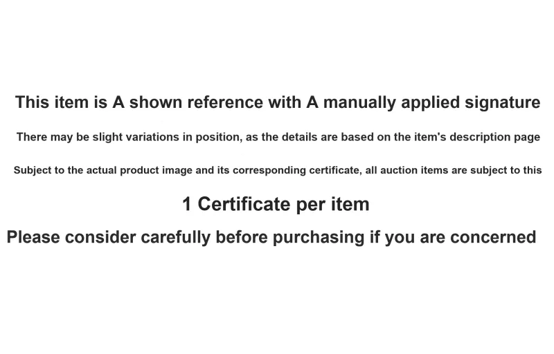 Huayitaojin Arsenal Fan Edition Jersey Officially Signed Company Certificate With Icons-1