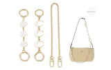 Gold-Tone Extender Chain (Camellia+Moon+Decorative Chain)