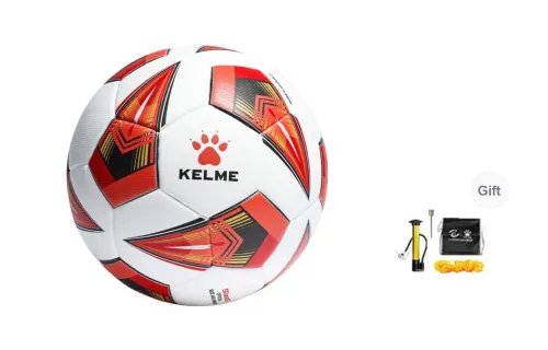 KELME Size 45 Soccer PU Seamless Thermal bonding White Red