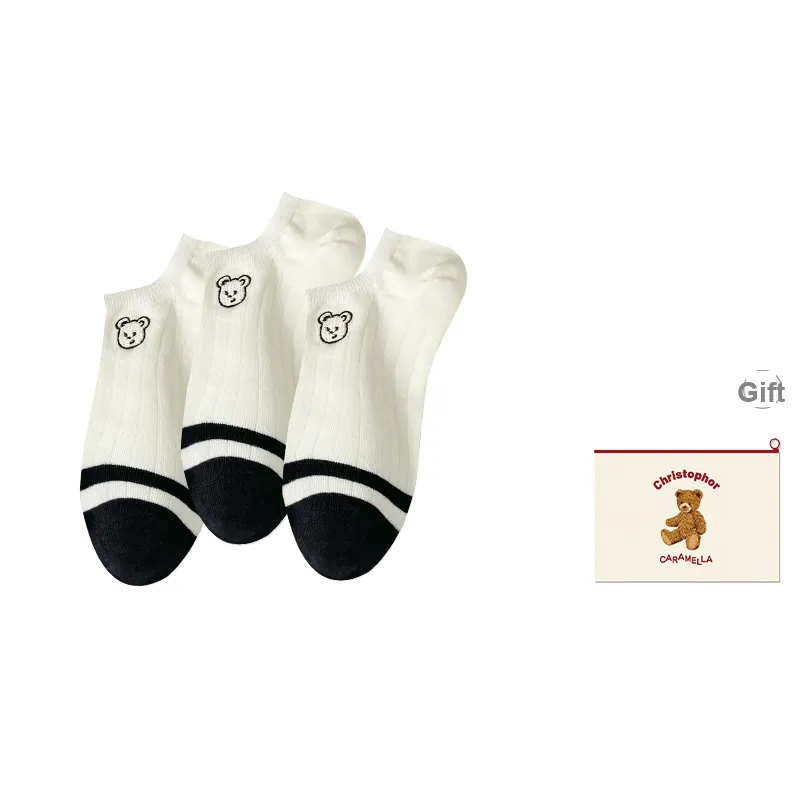Caramella Ankle Socks Women's Shopping Bag Combo Set-12