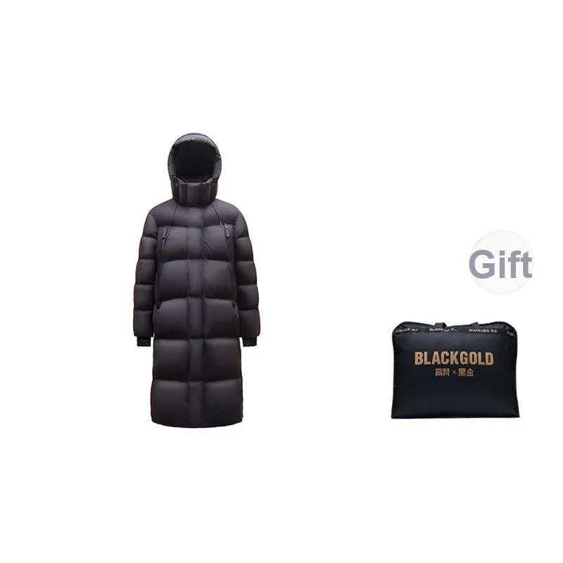 GOLDFARM Down Jacket Unisex Black