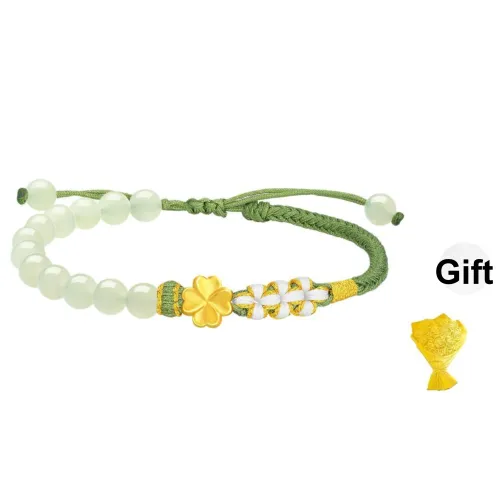 ZSY Hetian Jade Bracelets Pale Greenish White Jade Women's