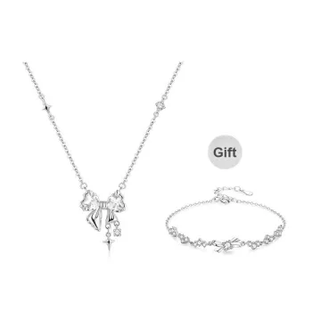 EUA #Sweet Love Confession Necklaces Women's Bestie Style