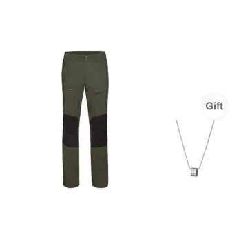 MAMMUT Zinal Casual Pants Unisex Marsh Green With Free Necklaces