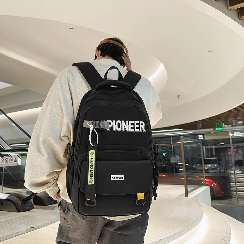 GOBLIN SHARKS 1759 Nylon Backpack Regular Unisex Black/Green/Khaki/Light Gray/Dark Gray-2