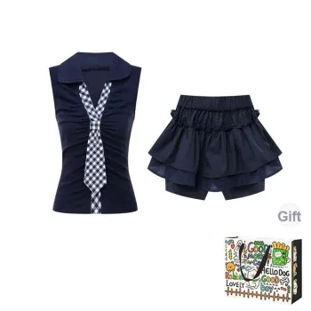 Dippanis Two Piece Skirt Sets Women's