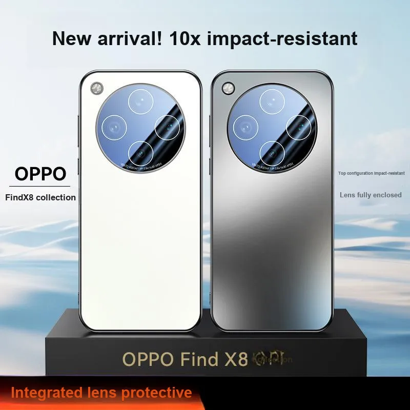 Andmo TPU Material Extra Thin Matte Lens Fully Enclosed Impact Resistant Phone Case Compatibility Oppofindx8/X80Pro-1