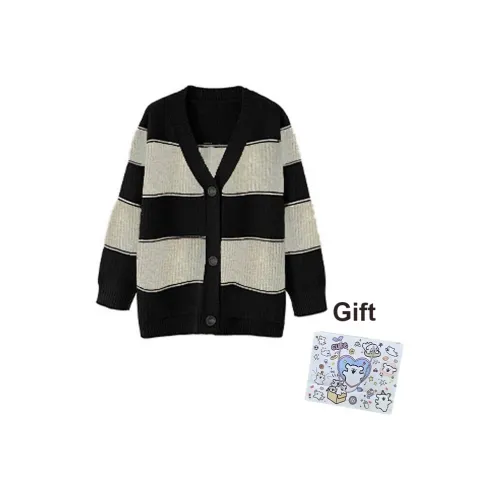 MARIE·COCO Полосатый пальто женские трикотаж