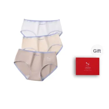 RED DRAGONFLY Cotton Panties Women's 3 Pack Gift Box Set