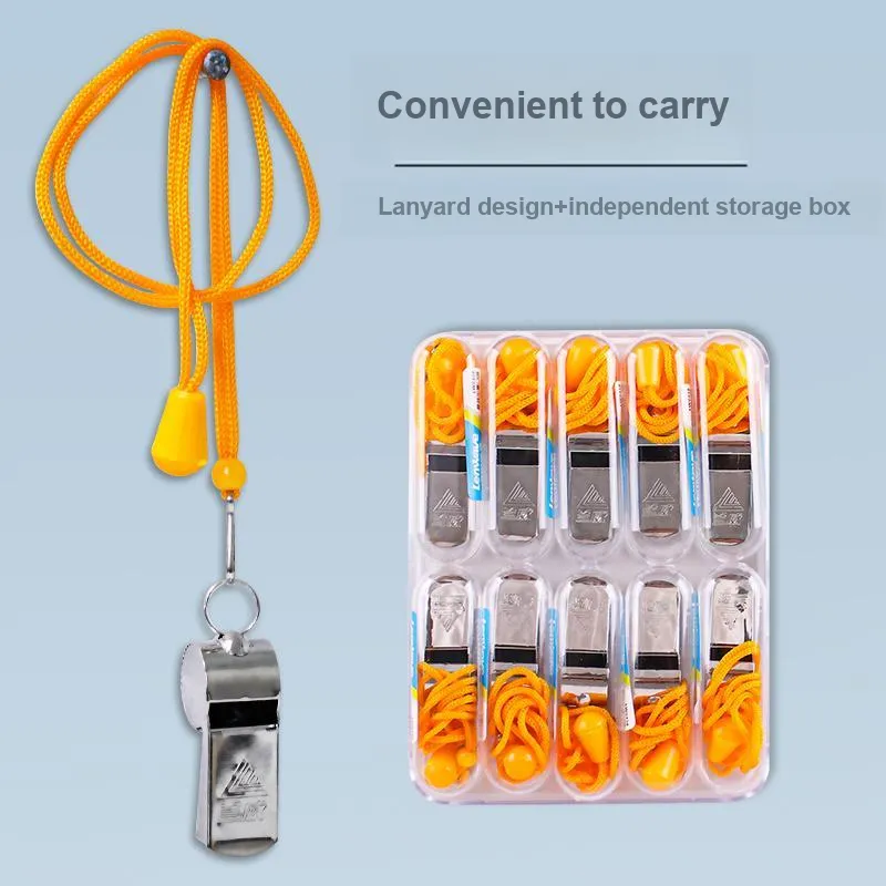 LENWAVE Referee / Coach Equipment Silver Stainless Steel Unisex-1