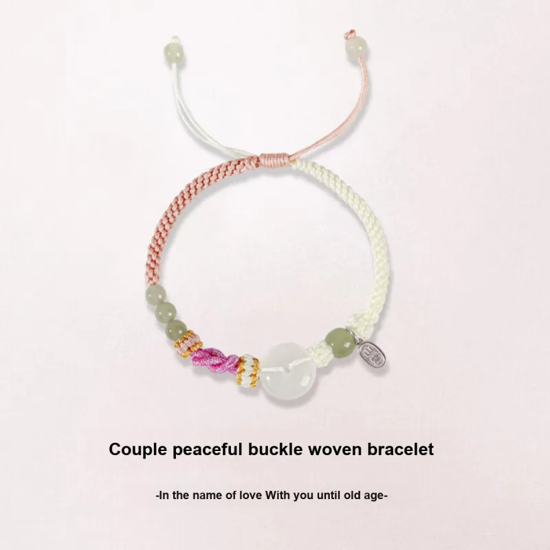 Taste The Color Natural Chalcedony Bracelets Unisex-6