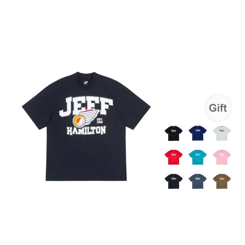 JEFF HAMILTON SS24 T Shirt Unisex Dark Gray-0