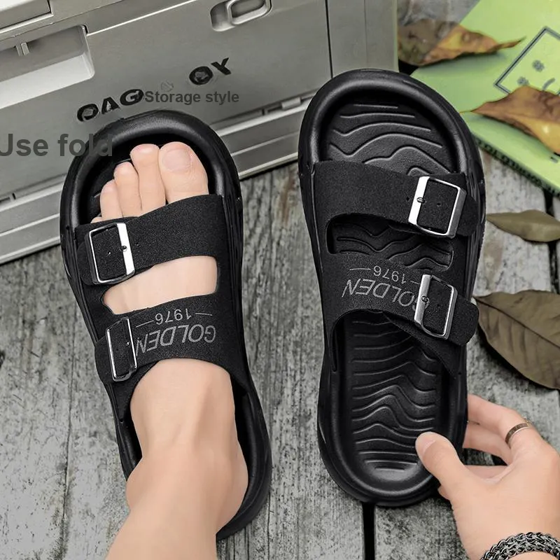 Grumpy Ram Slip Resistant Odor Resistant Abrasion Resistant Slide Slippers Men's-15