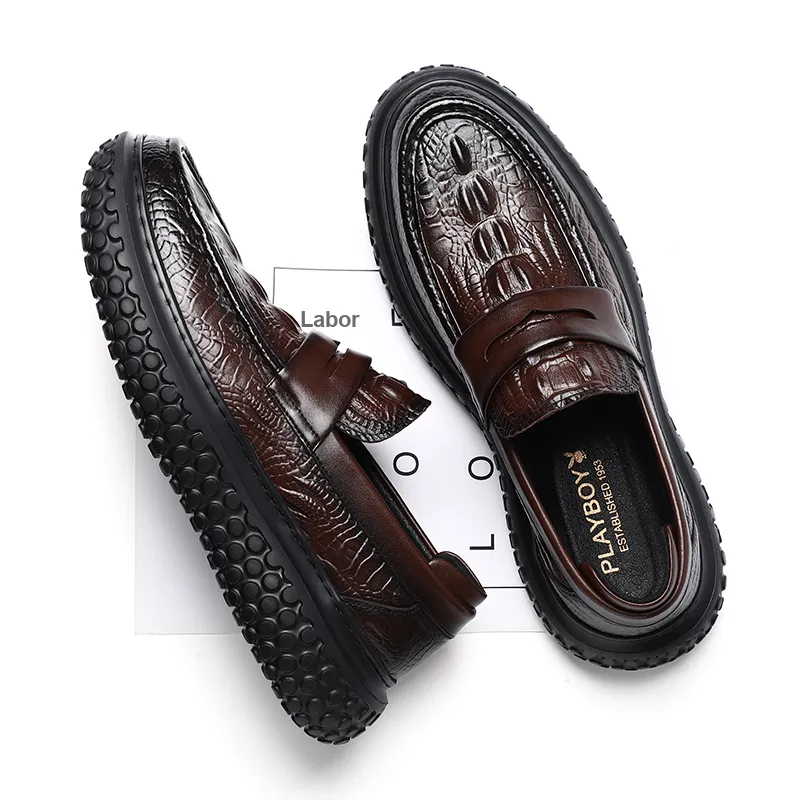 Playboy Loafers Men Black/Brown-11
