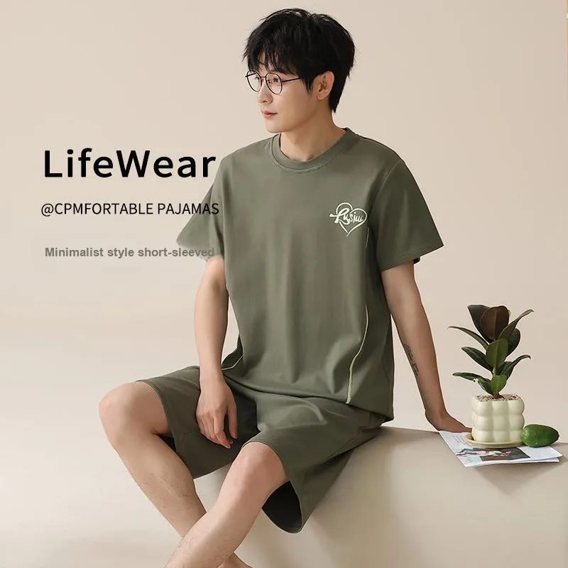 MADALLO Pajama Set Men's Dark Green-1