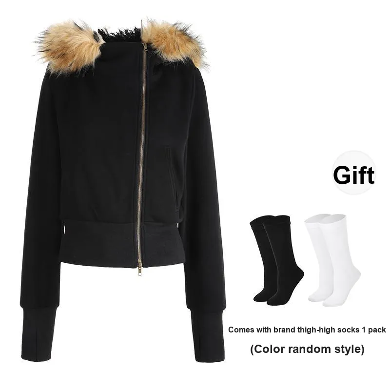BSEVENI Jackets Coats Women's Black
