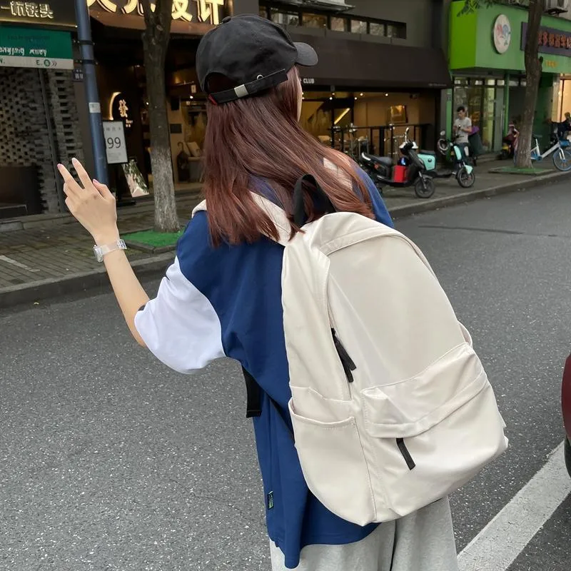 Yalu Nylon Backpack Unisex Multicolor-3