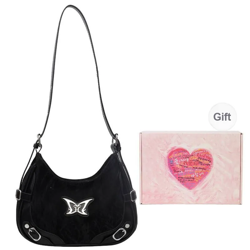 NATTY PU Small Square Bag Shoulder Bag Medium Size Women's Pink/Black/Silver-63