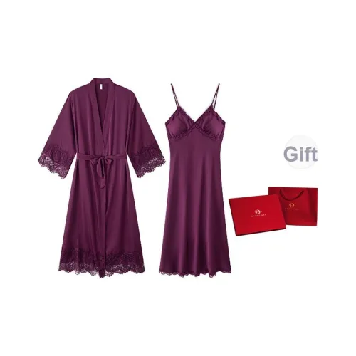 DAFENQIMIMA Пижамный комплект для женщин набор в подарочной коробке