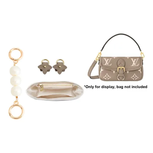 Ingenuity Handmade Ремни для сумок [3 предмета Набор] Слон GREY Устойчивый к истиранию + Внутренняя одежда Подкладка + Extension Цепочка Женские