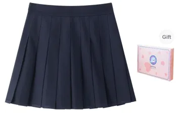 Tokyo Season Casual Short Skirts Spring And Fall Women's Gift Box Set Navy Blue