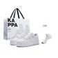 Classic White/Orchid Purple[White Shopping Bag+Crew Socks]