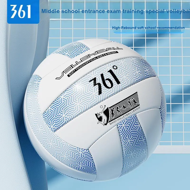 361° PVC Size 5 Volleyball Unisex Blue White-2