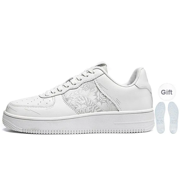 TCELLARS Abrasion Resistant Lightweight Height Increasing Low Top Skateboard Shoes Unisex Exclusive Box-127