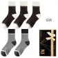 Gray 3, Dark Brown 2 (5 Pack)