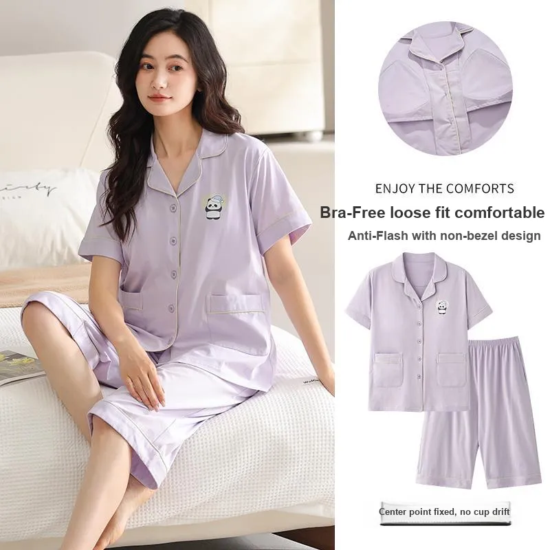 MADALLO Pajama Set Women's Light Purple-1