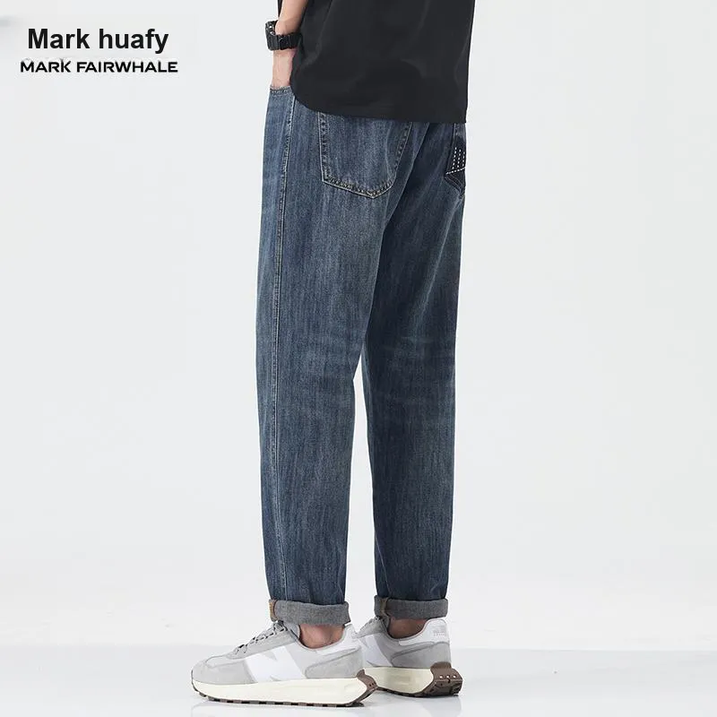 FAIRWHALE Jeans Unisex Blue-4