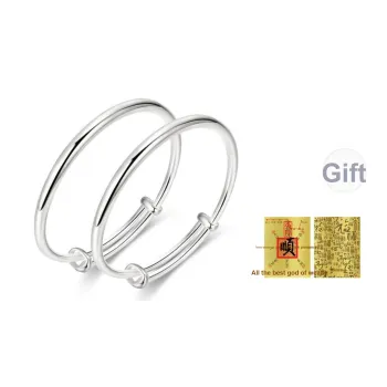 Bear Silversmith 999 Fine Silver Sterling Silver Bangle Kids'