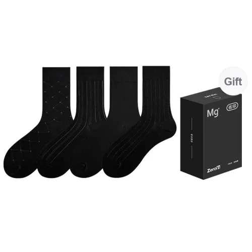 ZEROIN Mid Calf Socks Men's 4 Pack