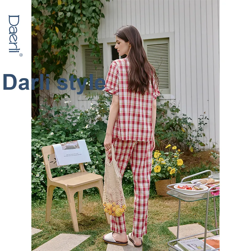 DAERLI Pajama Set Women's Image Color-4