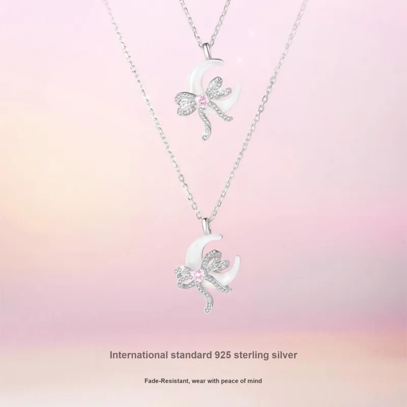 ZHENJIUJIU Silver 925 Necklace, Bestie Women's-1