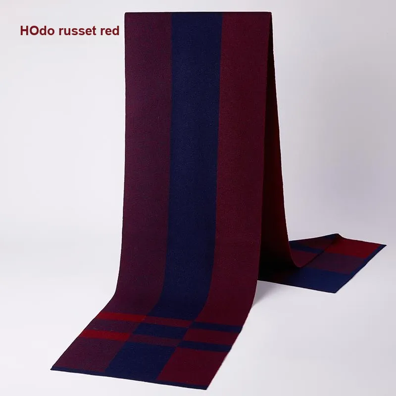Red bean Knit Scarves Men-13