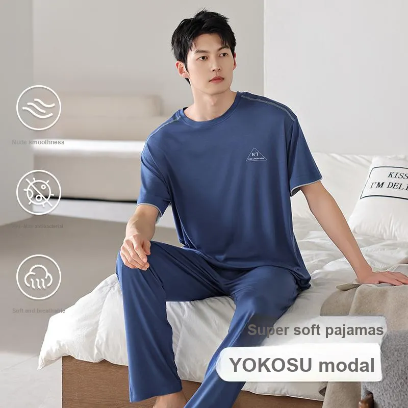 MIIOW Cool One Summer Series Pajama Set Men's Royal Blue-2