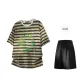 Green+Black Pants