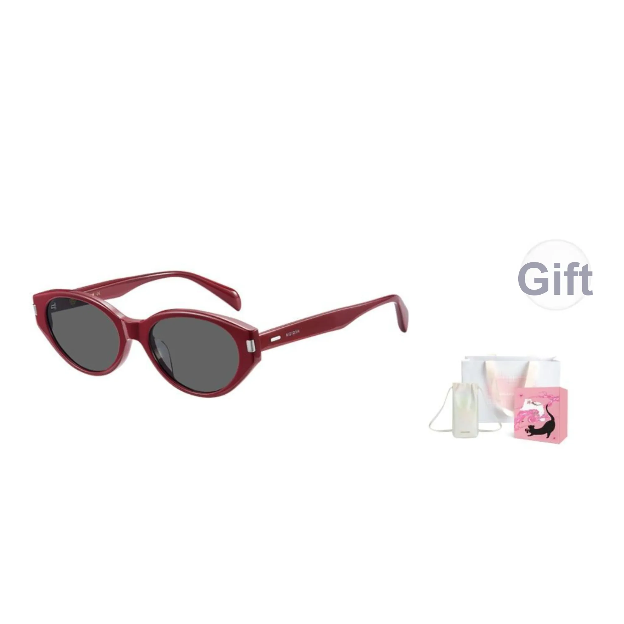 MUJOSH Astral Series Plate Frame Cat Eye Trendy Sun Protection UV Protection Eye Protection Sunglasses Unisex