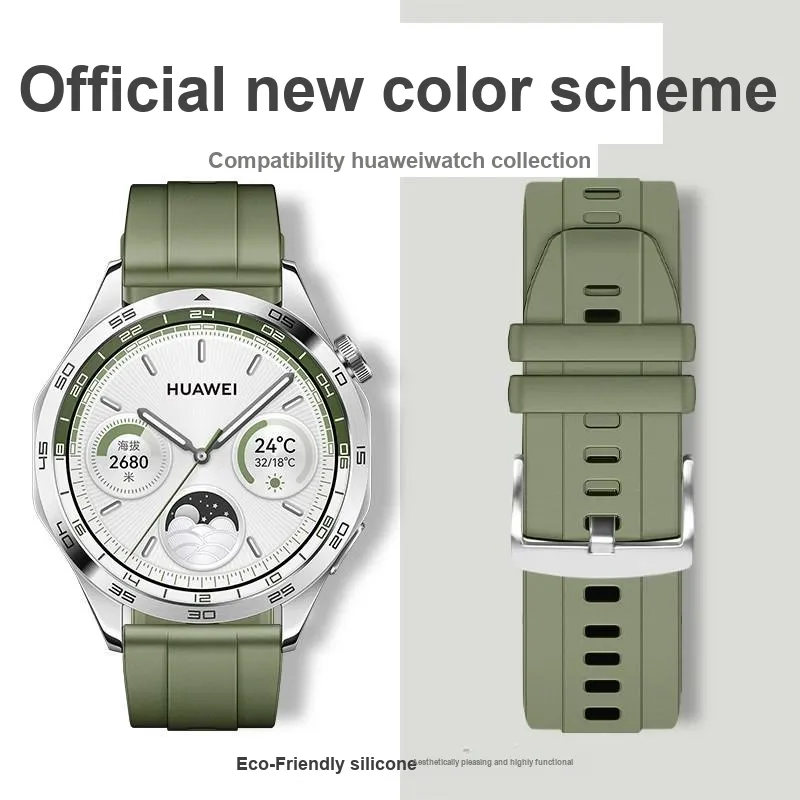Biaodaige Watch Band Huawei Compatibility Silicone Material-1